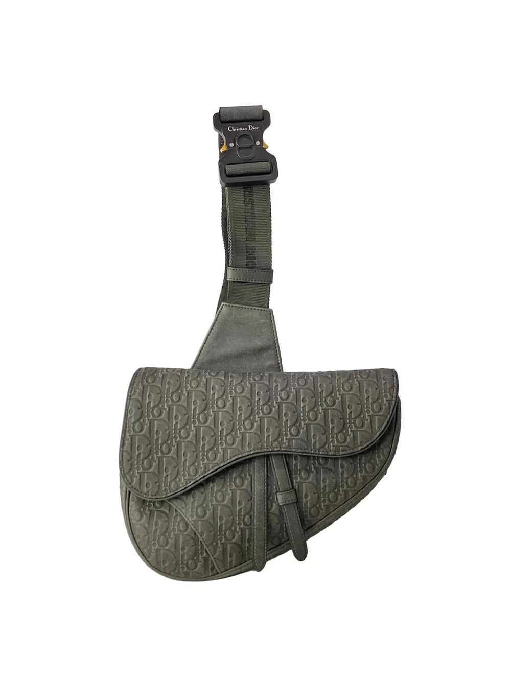 Dior/Christiandior Saddle Bag Dark Gray #305683D22B